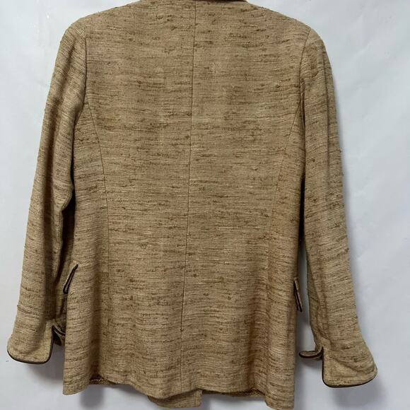 CARLISLE 100% SILK TWEED BLAZER SIZE 10 - Picture 2 of 6